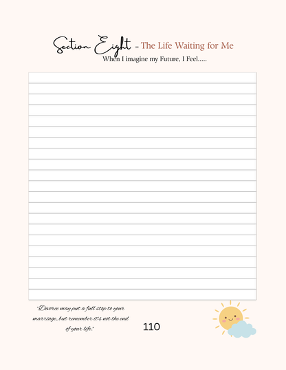 Divorce Recovery Journal | DIGITAL DOWNLOAD | Rookie Roo Journals