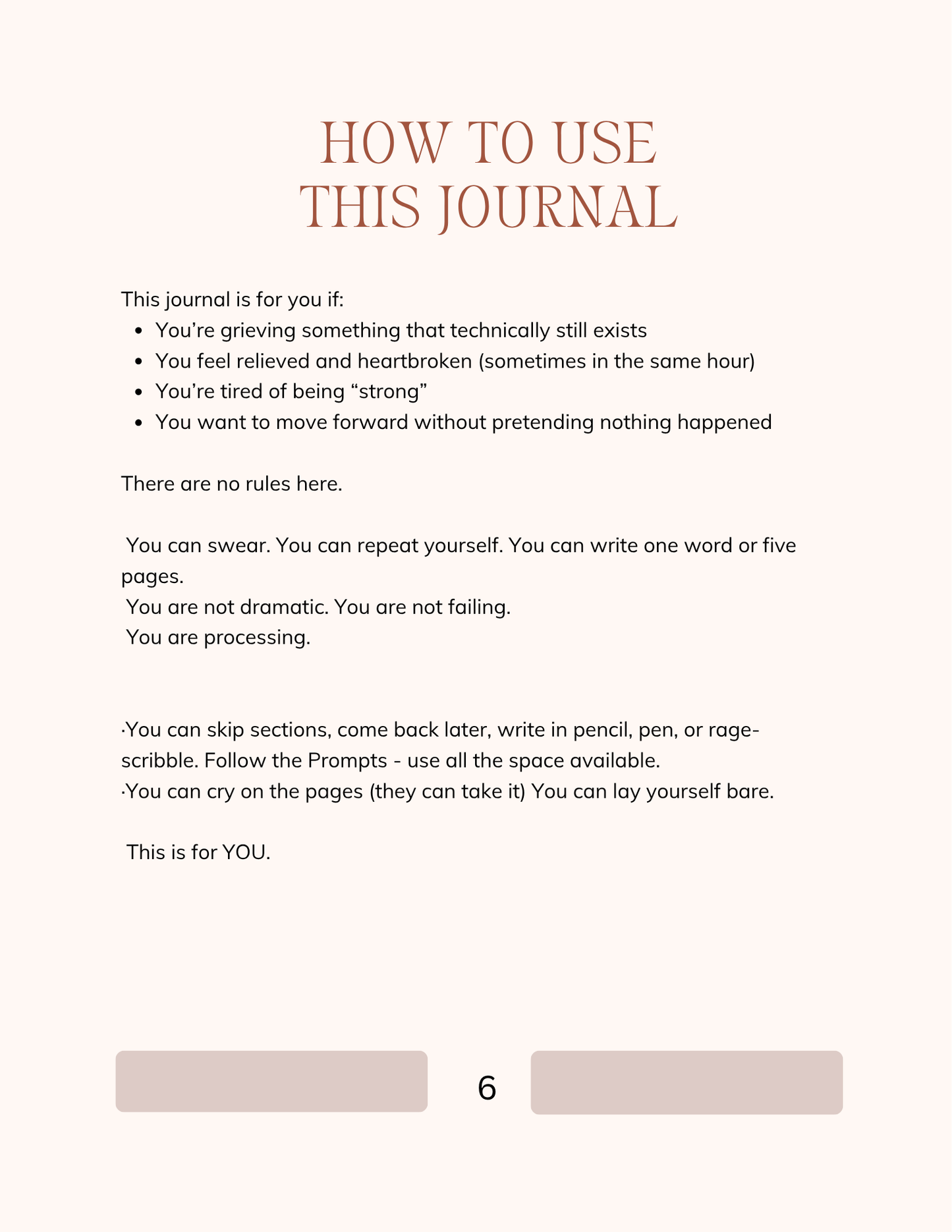 Divorce Recovery Journal | Empowerment Tool With Prompts | Rookie Roo Journals