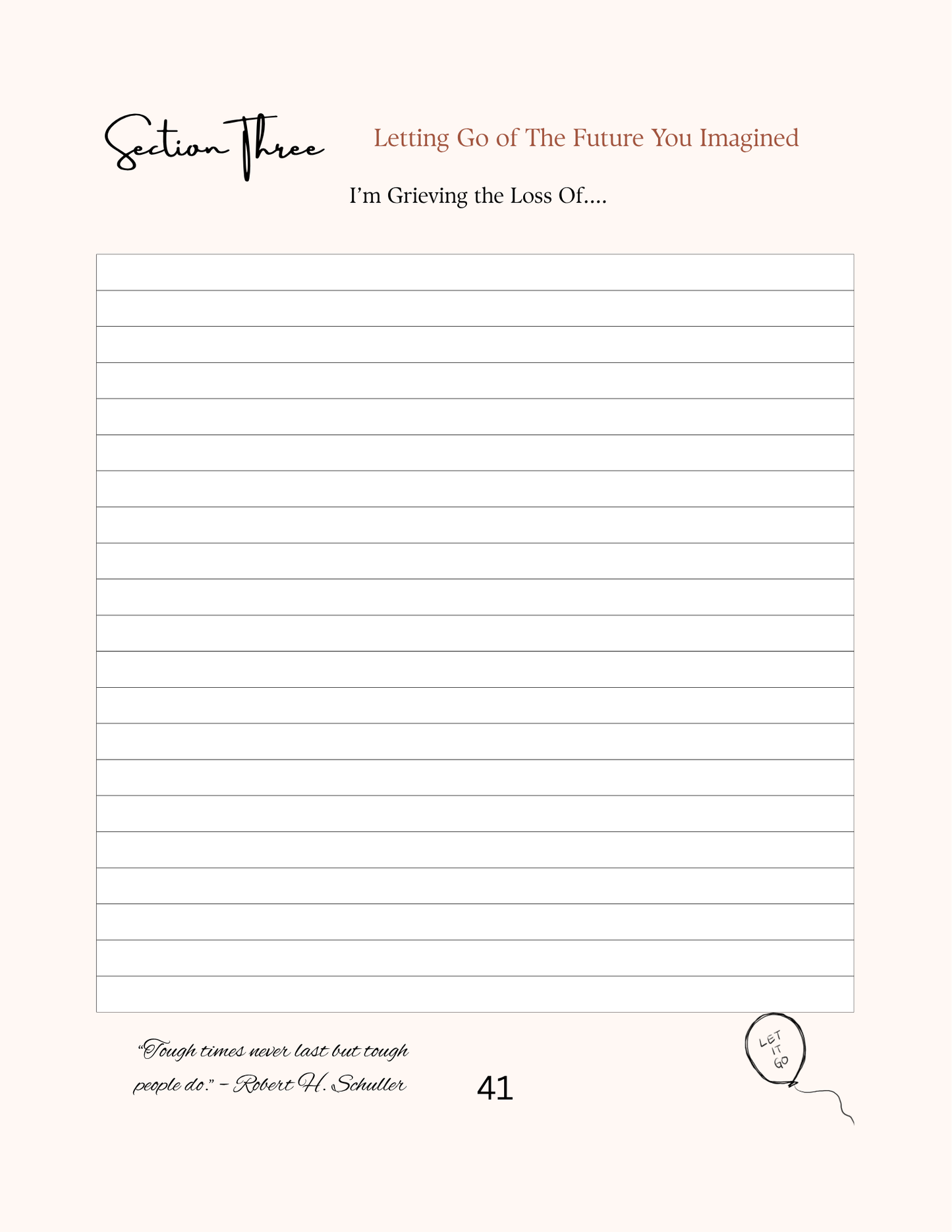 Divorce Recovery Journal | DIGITAL DOWNLOAD | Rookie Roo Journals
