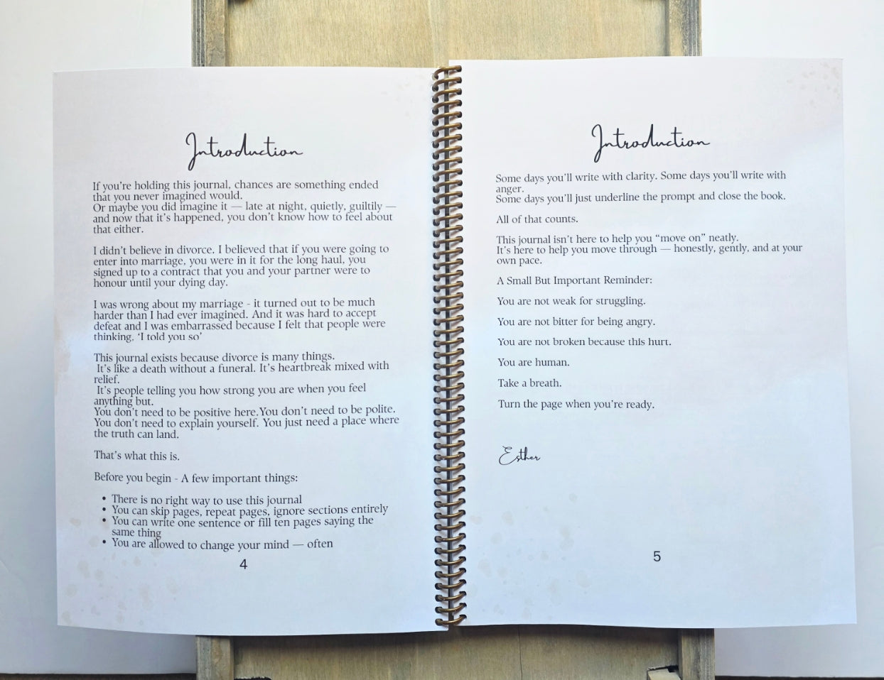 Divorce Recovery Journal | Empowerment Tool With Prompts | Rookie Roo Journals